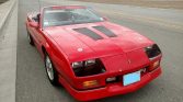 3rd gen red 1990 Chevrolet Camaro convertible For Sale