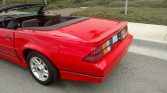 3rd gen red 1990 Chevrolet Camaro convertible For Sale
