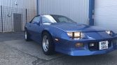 Blue 1988 Chevrolet Camaro IROC Z28 convertible For Sale