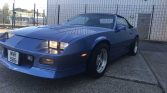 Blue 1988 Chevrolet Camaro IROC Z28 convertible For Sale