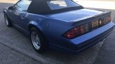 Blue 1988 Chevrolet Camaro IROC Z28 convertible For Sale