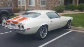 Pearl White 1971 Chevrolet Camaro Z28 clone For Sale