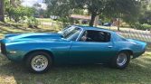 2nd gen blue 1972 Chevrolet Camaro Pro Street For Sale