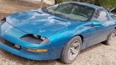 4th generation blue 1996 Chevrolet Camaro automatic For Sale