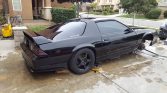 3rd gen black 1991 Chevrolet Camaro project car For Sale