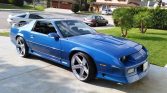 3rd gen blue 1991 Chevrolet Camaro Z28 V8 automatic For Sale