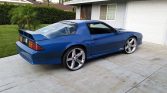 3rd gen blue 1991 Chevrolet Camaro Z28 V8 automatic For Sale