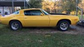 2nd gen yellow 1975 Chevrolet Camaro automatic For Sale