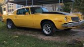 2nd gen yellow 1975 Chevrolet Camaro automatic For Sale
