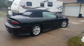 4th gen black 1996 Chevrolet Camaro Z28 convertible For Sale