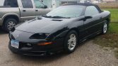 4th gen black 1996 Chevrolet Camaro Z28 convertible For Sale