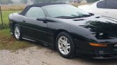 4th gen black 1996 Chevrolet Camaro Z28 convertible For Sale