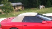 4th gen red 1999 Chevrolet Camaro Z28 convertible For Sale