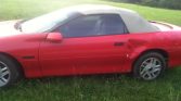 4th gen red 1999 Chevrolet Camaro Z28 convertible For Sale