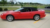 4th gen red 2002 Chevrolet Camaro Z28 convertible For Sale