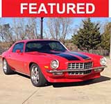 2nd gen classic red 1973 Chevrolet Camaro automatic For Sale