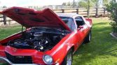 2nd generation red 1973 Chevrolet Camaro 383 V8 For Sale