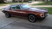 2nd gen brown 1971 Chevrolet Camaro 350 automatic For Sale