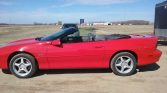 4th gen red 1999 Chevrolet Camaro SS convertible V8 For Sale