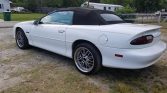 4th gen white 1999 Chevrolet Camaro Z28 convertible For Sale