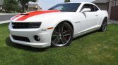 5th gen white 2010 Chevrolet Camaro ZL550 automatic For Sale