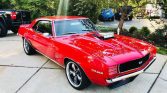 1st gen red supercharged 1969 Chevrolet Camaro For Sale