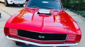 1st gen red supercharged 1969 Chevrolet Camaro For Sale