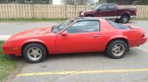 3rd gen red 1985 Chevrolet Camaro V6 automatic For Sale