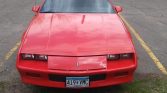 3rd gen red 1985 Chevrolet Camaro V6 automatic For Sale