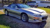 4th gen Light Pewter Metallic 2002 Chevrolet Camaro For Sale