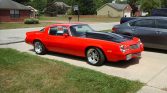 2nd gen red 1979 Chevrolet Camaro LS1 4spd auto For Sale