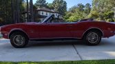 1st gen red 1968 Chevrolet Camaro RS convertible V8 For Sale