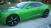 5th gen green 2010 Chevrolet Camaro 6spd manual V6 For Sale