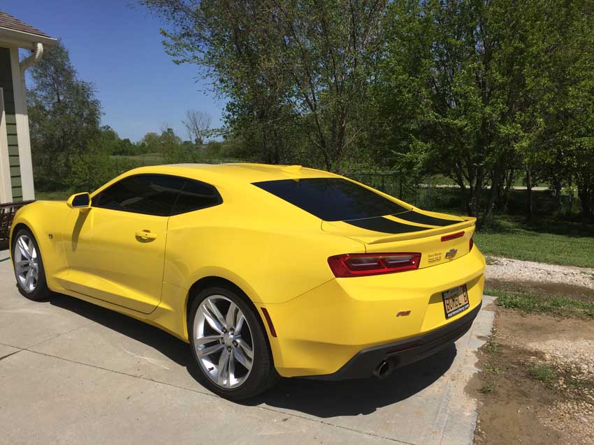 6th Gen Yellow 2016 Chevrolet Camaro RS V6 335 HP For Sale CamaroCarPlace
