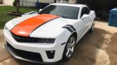 5th gen white 2011 Chevrolet Camaro SS V8 automatic For Sale