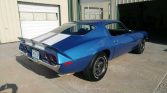 2nd generation blue 1973 Chevrolet Camaro Z28 4spd For Sale