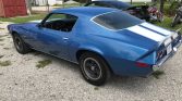 2nd generation blue 1973 Chevrolet Camaro Z28 4spd For Sale
