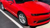 5th gen red 2015 Chevrolet Camaro LS automatic For Sale