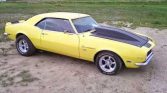 1st gen yellow 1968 Chevrolet Camaro SS Procharged For Sale