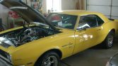 1st gen yellow 1968 Chevrolet Camaro SS Procharged For Sale