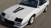 3rd gen white 1983 Chevrolet Camaro Z28 convertible For Sale