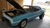 1st gen light blue 1968 Chevrolet Camaro automatic For Sale