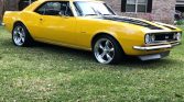 1st gen restored yellow 1967 Chevrolet Camaro 4spd For Sale
