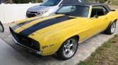 1st gen yellow 1969 Chevrolet Camaro Z28 Tribute Car For Sale