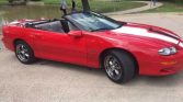 4th gen red 2002 Chevrolet Camaro SS convertible V8 For Sale