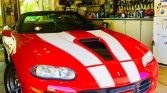 4th gen red 2002 Chevrolet Camaro SS convertible V8 For Sale