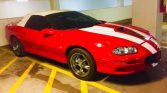 4th gen red 2002 Chevrolet Camaro SS convertible V8 For Sale