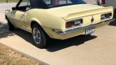 1st gen yellow 1968 Chevrolet Camaro V8 automatic For Sale