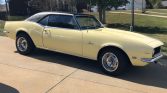 1st gen yellow 1968 Chevrolet Camaro V8 automatic For Sale