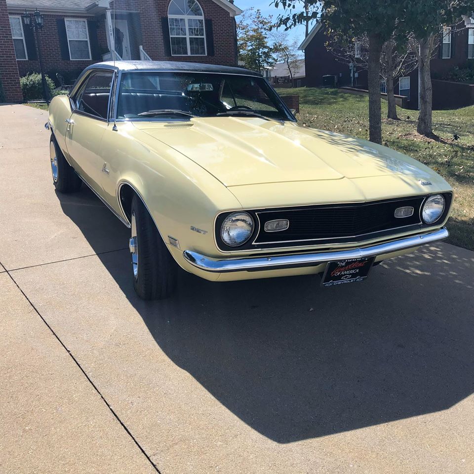 1st Gen Yellow 1968 Chevrolet Camaro V8 Automatic For Sale Camarocarplace